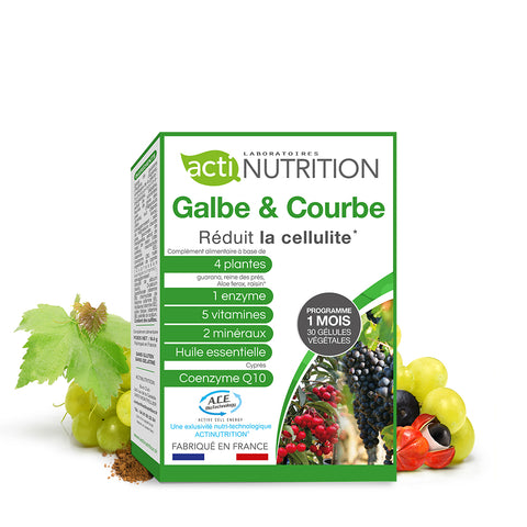 Galbe & Courbe™ Anti-cellulite défibrosant - Extrait de marc de raisin + Aloès