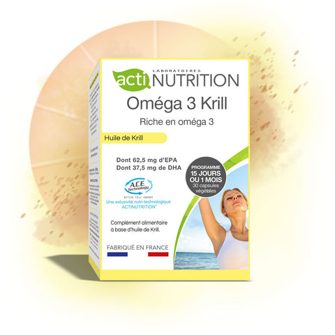 Oméga 3 Haute puissance - Huile de krill pure 1000mg